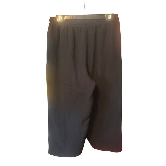 Women's Jessica Simpson Medium Black Cotton Pull On Ankle Pants Drawstring - Picture 2 of 7